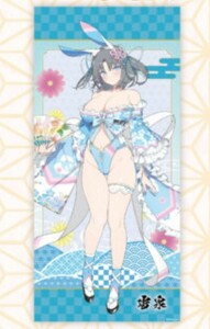 雪泉 等身大タペストリー 和風バニー 閃乱カグラ ポップアップショップ シノビマスター ポップアップストア メディコス