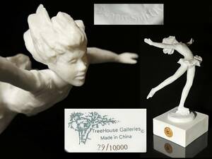 【瑞】Treehouse Galleries　フィギュアスケート　人形　高：１８ｃｍ　Made　in China 29/10000