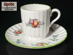 【瑞】スポード Spode fine bone chinaデミタスカップ＆ソーサー