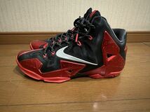 27.5cm NIKE Lebron11 レブロン11 マイアミヒート　レッド　赤_画像2