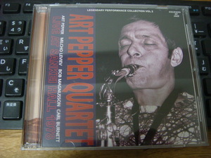 ART PEPPER LIVE AT SANKEI HALL 1978 2cd アートペッパー サンケイホール ライブ MILCHO LEVIEV BOB MAFNUSSON CARL BURNET