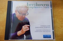 CDk-1033 STANISLAW SKROWACZEWSKI / Ludwig van Beethoven : Symphonies Nos. 5 & 6_画像1