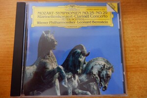 CDk-1212 Peter Schmidl, Wiener Philharmoniker, Leonard Bernstein / Mozart:Symphonien No. 25 No. 29 Klarinettenkonzert