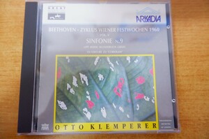 CDk-1464 OTTO KLEM PERER / BEETHOVEN ZYKLUS WIENER FESTWOCHEN 1960 VOL V SINFONIE N.9 LIPP. BOISE, WUNDERLICH GRASS