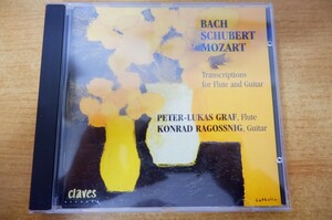 CDk-1751 BACH/MOZART/SCHUBERT PETER-LUKAS GRAF/KONRAD RAGOSSNIG