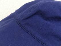 HIGHER NEP BACK CHINO BEAK CAP NAVY F 古着 ハイヤー チノビークキャップ 帽子 キャップ ネイビー 紺色_画像10