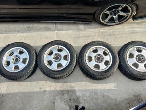 15インチ6.5J+48 pcd114.3 100 5穴　205/65R15 4本セット　スタッドレス