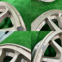 15×6j 4h 約＋40 114.3 日産 ローレル ｃ33 前期純正 希少 旧車 アルミ ホイール ホイル 15 インチ in 4穴 pcd 4本 菅15-027_画像6