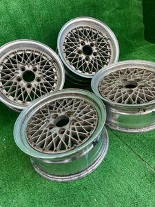 15×6.5j 5h 約＋22 114.3 SSR SPEED STAR スピードスター 旧車 アルミ ホイール ホイル 15 インチ in 5穴 pcd 4本 まとめ売 当時物 菅K-2