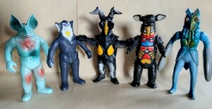 ウルトラ怪獣 バンダイ ゼットン、ギャンゴ、メフィラス星人、バルタン星人、イカルス星人