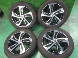 ホンダ純正 (オデッセイ) 17インチ 7J+55 5/114.3 & 215/55R17 TRANPATH MP7 22年 中古4本セット《オデッセイRC系etc...》