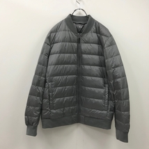 大きいサイズ◆UNIQLO/ユニクロ グレー サイズ XL メンズ K37 ｃ5948 ウルトラライトダウン ダウンジャケット コンパクト 登山 ゴルフ_画像1