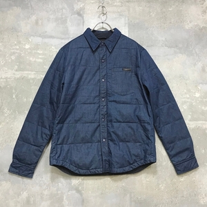 ◆お洒落な逸品◆ZARA/ザラ ORIGINAL DENIM 1975 中綿ジャケット デニムジャケット デニム 青 ブルー L メンズ A4 ｃ6068