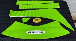 ★セール★《HT62CGPLG》HYDRO-TURF KAWASAKI DECK MAT ハイドロターフ デッキマット カワサキ ウルトラ ライムグリーン ストレート