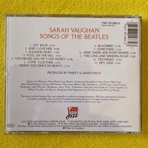 サラ・ヴォーン／ソングス・オブ・ザ・ビートルズ　中古CD_画像3