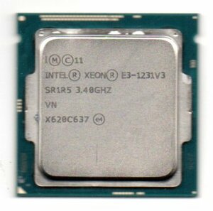 Intel ★ XEON　E3-1231V3 ★ 3.40GHz (3.80GHz) ／8MB／5GT/s　4コア ☆ ソケットFCLGA1150 ★