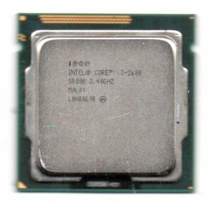 Intel ☆ Core i7-2600　SR00B ★ 3.40GHz (3.80GHz)／8MB／5GT/s　4コア ★ ソケットFCLGA1155 ☆