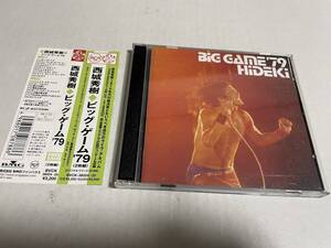 BIG GAME '79　CD 西城秀樹 Hル-10.　中古