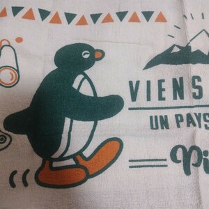  Pingu green face towel 