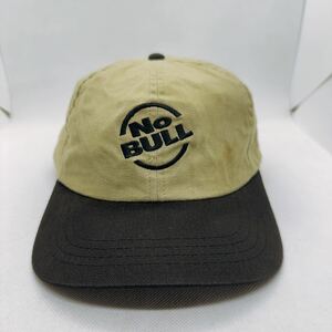 【C914】ヴィンテージ　企業ロゴ　トラッカー　キャップ　US買付 帽子 CAP ベージュ パネル ロゴ