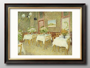 Art hand Auction 14163 ■ Free shipping!! Art poster painting A3 size Vincent van Gogh Restaurant Interior illustration Nordic matte paper, Housing, interior, others