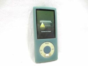 ◆アップル APLLE iPod nano A1320 第5世代 ブルー 通電OK◆デジタルオーディオプレーヤー