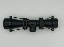 ライフルスコープ 4×32 20mmレール対応 新品 箱付き RIFLESCOPE エアガン 電動ガン サバゲー サバイバルゲーム クロスボウ ボウガン_画像2