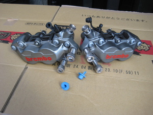 ブレンボ キャリパー アキシャル 4POT キャスト BREMBO 4ピストンキャリパー P4 30/34mm 40mm チタン 20.5165.79 20.5165.89