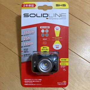 レッドレンザー SOLIDLINE ヘッドライト SH5 350ルーメン フォーカス機能 赤色灯付 単4乾電池　ledlenser 釣り、現場作業等に