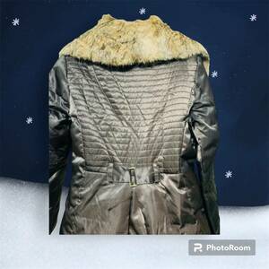 [ See by Chloe ] real fur attaching satin down coat!See By Chlo