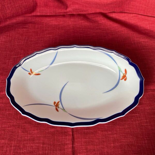 香蘭社　大皿　楕円皿　オーバルプレート