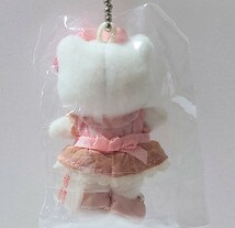 ハローキティ Hello Kitty ぬいぐるみ ミニ マスコット ホルダー ボールチェーン パーラー 2002年 タグ付き_画像3