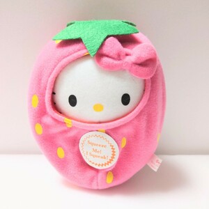 ハローキティ Hello Kitty ぬいぐるみ マスコット フルーツ ポン イチゴ ストロベリー タグ付き 2007年