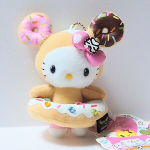 ハローキティ Hello Kitty tokidoki ドーナツ ドナッテラ DONUTELLA ぬいぐるみ マスコット ホルダー ボールチェーン 2008年 タグ付き