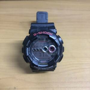 CASIO G-shock Gショック GD-100 腕時計 カシオ ブラック SHOCK 防水 デジタル時計 メンズ ゴツゴツ レッド