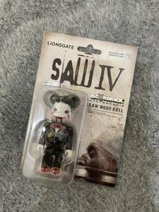 新品未開封品　BE＠RBRICK ベアブリック SAW WOOD DOLL SAW IV 100% フィギュア △WH3192