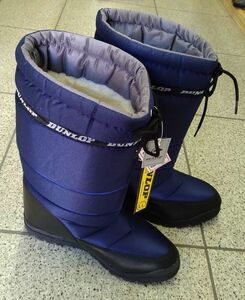 【未使用新品】ダンロップ　防寒ブーツ　ドルマン　ネイビー　LL（27-27.5cm）