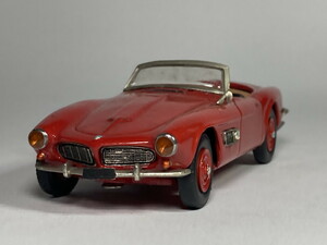 [ジャンク] BMW 507 ロードスター Roadster 1957 レッド Red 1/43 - Plumbies Western Model メタルキット完成品