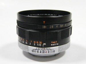 ◎ Konica コニカ HEXANON 1:1.8 f=52mm KONISHIROKU 52mm F1.8 単焦点レンズ