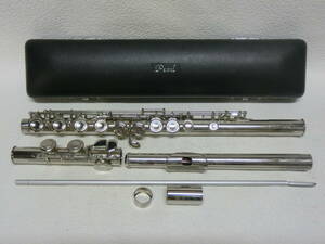 【№5036-2F6003】中古：Pearl パール NC-96 　21451　フルート ケース付き 楽器 演奏 管楽器 本体目たち傷はありません　