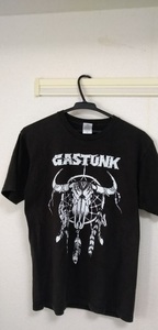 GASTUNK TシャツＬサイズ　gism comes gauze execute crow outo あぶらだこ stalin deadcops confuse deathside life g-zet LSD zouo