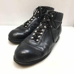 32-42 TOKIO KUMAGAI ブーツ ブラック 7 1/5 レザー