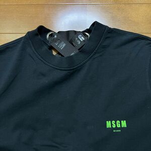 【MSGM】Tシャツ 編み上げ レースアップ