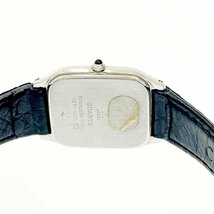 【1円スタート】SEIKO セイコー 1271-5020 クレドール スクエア SS シルバー文字盤 クオーツ レディース腕時計 212090_画像6