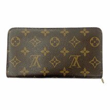 LOUIS VUITTON ルイ・ヴィトン M61727 モノグラム PVC ポルトモネジップ 長財布 ブラウン 197515 長財布_画像1