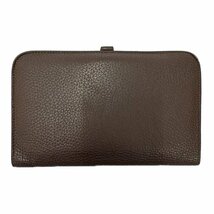 HERMES エルメス トリヨンクレマンス ドゴンGM 長財布 ブラウン □L刻印 212765 長財布_画像4