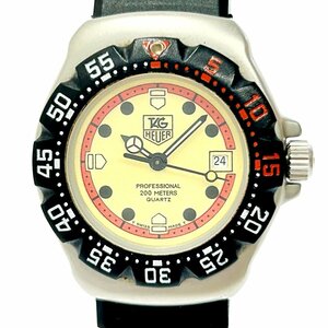 【1円スタート】TAG HEUER タグホイヤー 371.508 フォーミュラ1 SS×ラバー クオーツ レディース腕時計 217677