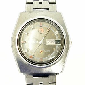 【1円スタート】RADO ラドー 11004 パープルセイバー SS シルバー文字盤 自動巻き メンズ腕時計 ジャンク 217559