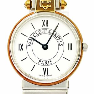 【1円スタート】【箱付き】Van Cleef & Arpels ヴァンクリーフ＆アーペル 43606 ラ・コレクション SS QZ レディース腕時計 ジャンク 217305