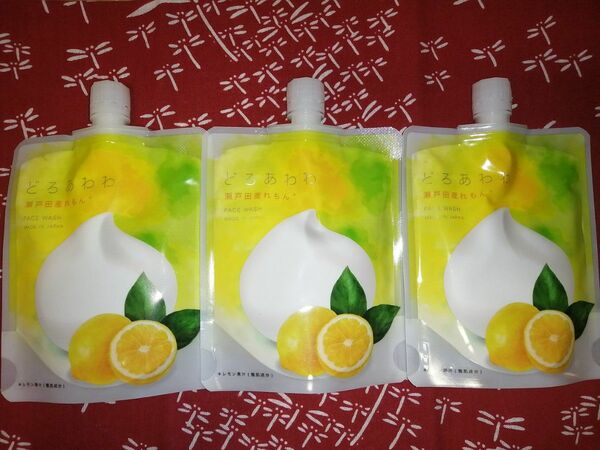 【3個セット】どろあわわ 瀬戸田産れもん 110g 豆乳石鹸 健康コーポレーション レモン果汁(整肌成分)